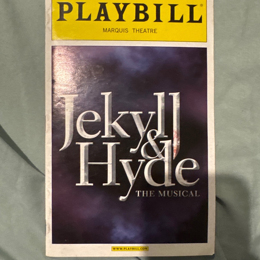 Jekyll & Hyde Broadway Revival Playbill